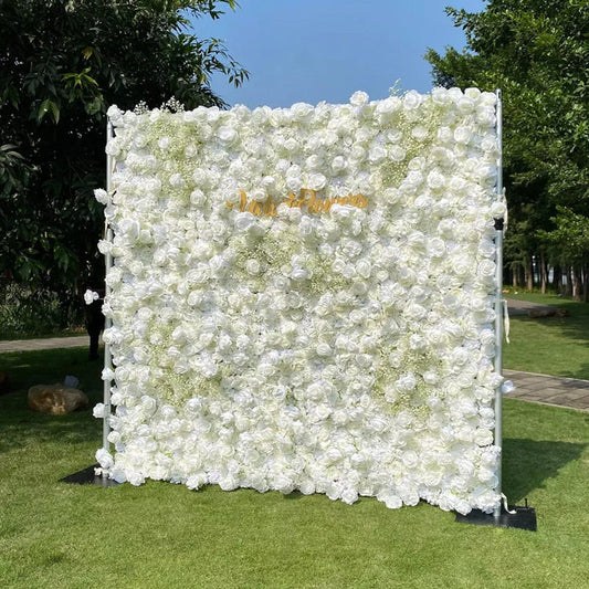 Artificial Flower Wall Wedding Backdrop